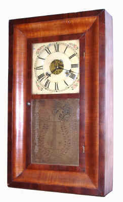 C.1870, Wm. L. Gilbert Clock Co., Winsted, Conn, 30 hour brass works OG, with restorations. — Antique Clocks Price Guide
