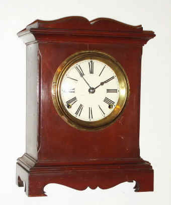 C.1920, American Mahogany cased shelf clock with good Seth Thomas 8-day time and gong strike movement. — Antique Clocks Price Guide