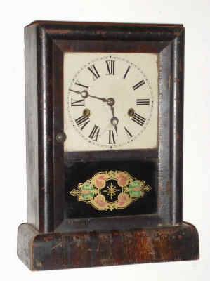 C.1880, Jerome and Co (New Haven), COTTAGE EXTRA, 30 hour time and strike mantel clock. — Antique Clocks Price Guide