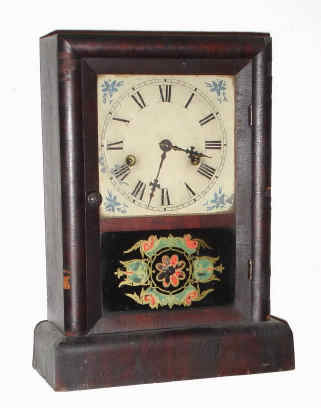 C.1880, New Haven Clock Co., COTTAGE EXTRA, 30 hour time and strike shelf clock. — Antique Clocks Price Guide