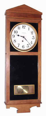 C.1907, E. Ingraham and Co., "Landau", 8-day oak wall timepiece. — Antique Clocks Price Guide