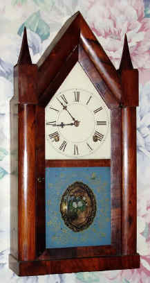 C.1845, J. J. Beals and Co., 30-hour time/strike steeple clock. — Antique Clocks Price Guide