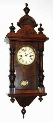 C.1910, German, 30-hour time and strike R/A pendulum regulator wall clock. — Antique Clocks Price Guide