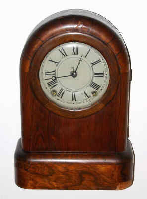 C.1880, Seth Thomas Clock Co., "Tudor No.1", 8-day time/strike mantel clock. — Antique Clocks Price Guide
