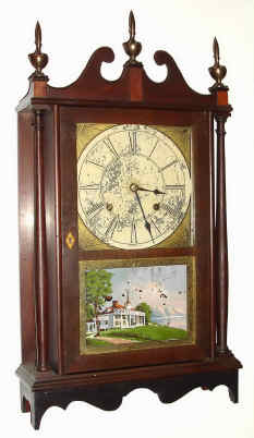 C.1928, Seth Thomas Clock Co., "Cambridge", 8-day time and strike pillar and scroll mantel clock, with restorations. — Antique Clocks Price Guide