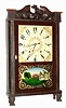 C.1830, Eli Terry, Jr., Plymouth, Conn, quarter column and eagle splat short transitional shelf clock, 30 hour wooden works, time and strike.