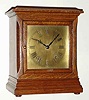 C.1905, German, Winterhalder and Hofmeier, oak cased, small square dial bracket or mantel clock, gong striking, 8-day.