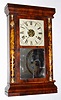 C.1870, Seth Thomas Clock Co., 30-hour time/strike "shell" column clock.