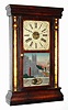 C.1860, William L. Gilbert and Co., Winsted, Conn, 30-hour time/strike gilt column clock, 2-wt.