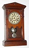 C.1880, Seth Thomas Clock Co., "Athens", City series walnut mantel clock, 8-day.