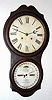 C.1870, Ithaca Calendar Clock Co., Conn., "No. 4 Hanging Office" 30-day perpetual calendar timepiece.