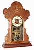 C.1900, E. Ingraham and Co., DEWEY model pressed oak commemorative of this famous admiral who defeated the Spanish in the harbor at Manila in 1898.