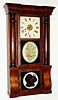 C.1875, Seth Thomas Clock Co., 8-day time/strike column and cornice shelf clock.