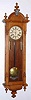 C.1900, Ansonia Clock Co., CAPITOL, in oak, 2-weight, timepiece, 8-day.