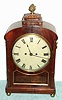 C.1825, English, Wm Vale, Lichfield, 8-day time and bell strike 2-fusee mahogany bracket clock.