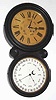 C.1886, E. Ingraham and Co., "IONIC CALENDAR", 8-day time and strike with B B Lewis perpetual calendar mechanism, rosewood case.