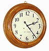 C.1890, Seth Thomas, GALLERY - 18 INCH, in oak case, 30-Day, double spring, timepiece.
