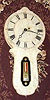 C.1875, E. Howard and Co., Marble Dial No. 28 (small), wall clock, 8-day, weight driven.