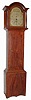 C.1825, Riley Whiting, Winchester, Conn, 30 hour tall clock, in a grain painted case.
