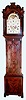 C.1825, English, J. Greenwood, Lancaster (NW England), a mahogany cased 8-day tall clock, with rolling moon dial, painted.