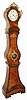 C.1760, French, Soelie, a' Corbeil, floor standing regulator, 6 month duration with center seconds and concentric calendar.