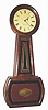 C.1850, Howard and Davis, Boston, No. 2 Banjo, rosewood grained cherry case, with paper over zinc dial.