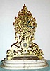 C.1870, English, Wm. Frederick Evans, Pendulum Detent, timepiece skeleton clock, as-found, less dome.