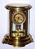 C.1905, French, S. Marti and Cie, 4-Glass crystal regulator in an OVOID or serpentine/oval case, 8-day gong striking.