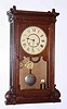 C.1896, Seth Thomas Clock Co., "Lincoln", 8-day weight time and gong strike shelf clock.