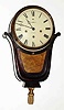 C.1929, New Haven Clock Co., "ART MODERNE", Westminster chime wall clock, 8-day, spring.