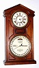 C.1874, Ithaca Calendar Clock Co., "Ithaca No. 7 Shelf Cottage", 8-day time/strike calendar clock.