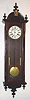 C.1901, Ansonia Clock Co., "Capitol", 8-day double weight wall timepiece.