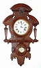 C.1874, Ansonia Brass and Copper Co., "New York", 8-day time/strike wall clock.