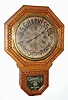 C.1911, E. Ingraham and Co., "Drop Octagon", 8-day wall timepiece, advertising model with smaller chapter ring.