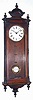 C.1880, German, "R-A" Spring movement timepiece in the Viennese style, with a unique swing out movement, hinged on right side.