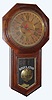 C.1905, Ansonia Clock Co., "Regulator A Calendar", 8-day spring timepiece, with simple calendar. .