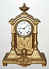 C.1872, Seth Thomas Sons and Co., NY, pattern "8047", cast metal mantel clock, with signed 15 Day mov't.