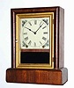 C.1880, New Haven Clock Co., PRIZE, 8-Day cottage clock, mahogany veneer with gilt door.