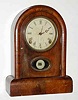 C.1866, Gilbert Mfg, Winsted, Conn, simple calendar shelf clock, designed by G. B. Owen, pat. 1866.