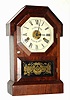 C.1862, Seth Thomas Clock Co., earlier OCTAGON TOP, 30 hour t/s/alarm, rosewood case.