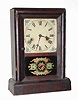 C.1880, New Haven Clock Co., COTTAGE EXTRA, 30 hour time and strike shelf clock.