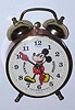 C.1965, Bradley [USA] for Walt Disney Productions 30-hour lever movement Mickey Mouse alarm clock.