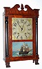 C.1835, Barnes, Bartholomew and Co., Bristol, "Column and Scroll", 30 hour wooden works, short transitional.
