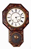 C.1900, Japanese, 8-day time/strike wall clock.