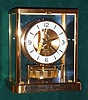 C.1990, Swiss, LeCoultre, ATMOS, or self winding, perpetual running clock, wound by changes in temperature and pressure, serial 626644. A presentation to Orchidea Liani for 25 years of service to Arthur Little, Inc.