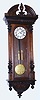 C.1875, Austrian, "Remember" 2-Weight "Vienna Regulator" in an Alt Deutsch style walnut case with 3/4 columns, w/ restorations.