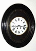 C.1880, French, Picture Frame Clock, 8-day gong strike, with reverse painted dial.
