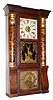 C.1870, Seth Thomas Clock Co., 8-day time and strike column and cornice shelf clock.