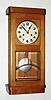 C.1915, German, Kienzle, Edwardian Box clock, with beveled glass in door, case of light maple.