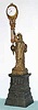 C.1905, German Swinger, Junghans, now on a spelter statue of LIBERTY, sold originally as a 1920S souvenir, and converted to a swinging arm.